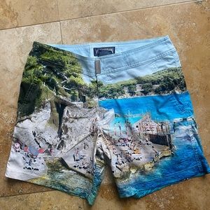 Vilebrequin Massimo Vitali collab board shorts rare